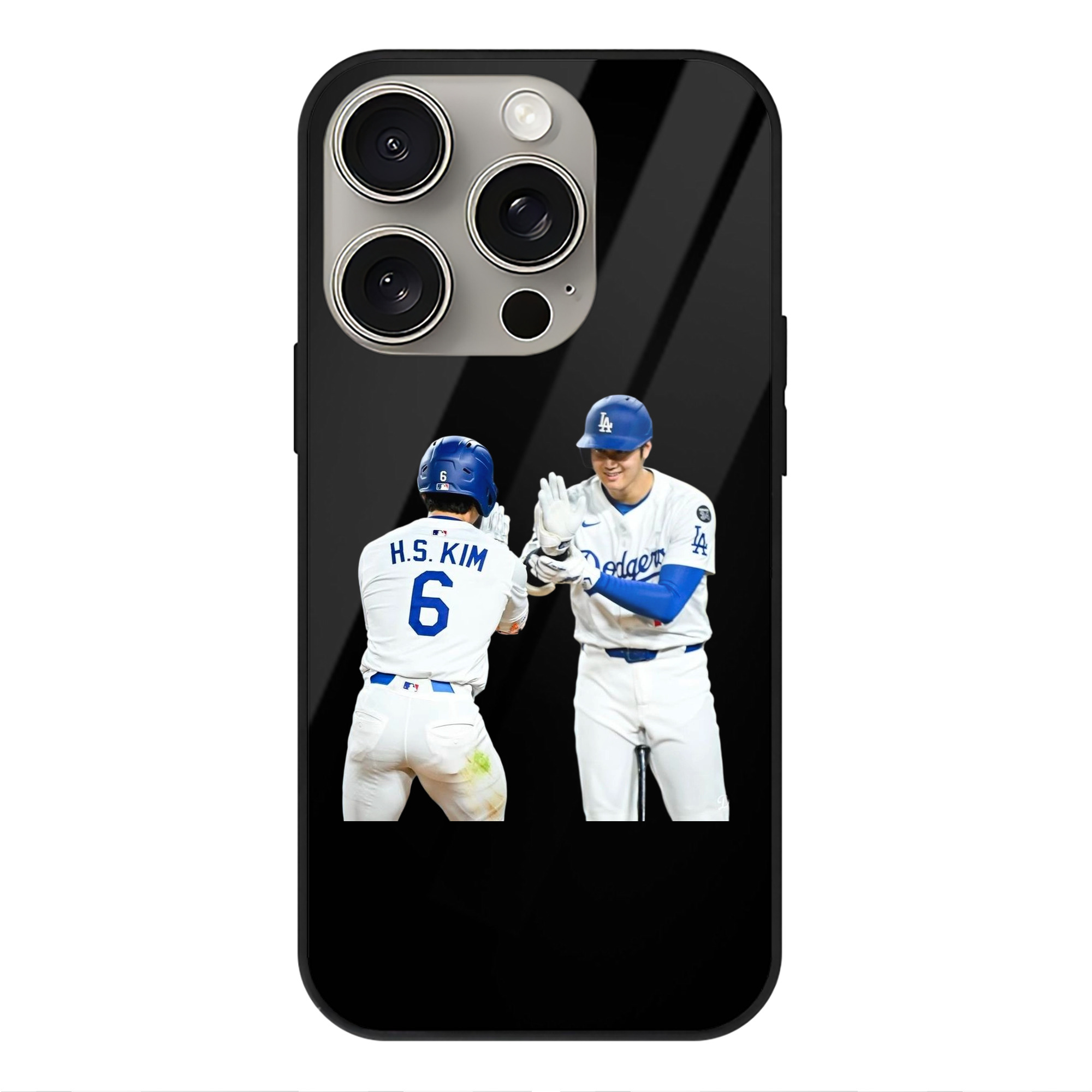  IPhone 15 Pro Mirror Phone Case – UV Printed Glass + TPU – Scratch-Resistant, Wireless Charging Compatible, Precise Fit & Stylish Design