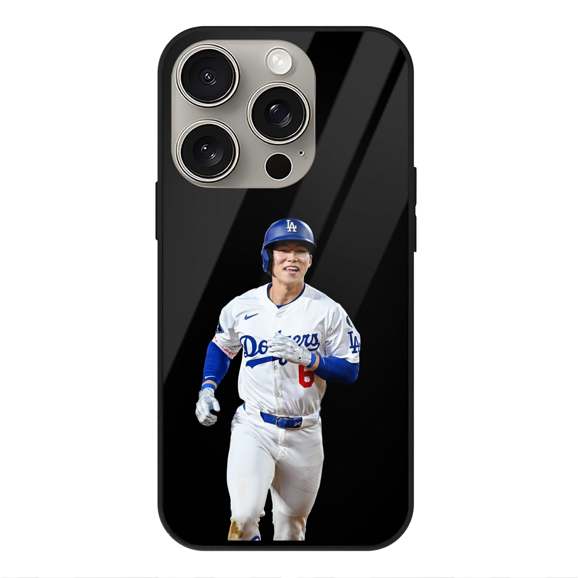  IPhone 15 Pro Mirror Phone Case – UV Printed Glass + TPU – Scratch-Resistant, Wireless Charging Compatible, Precise Fit & Stylish Design