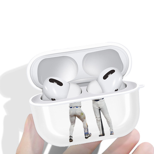  AirPods Pro Hard Case White With Keychain, Durable Flexible PC, Precise Cutouts, Anti-Fingerprint, Yellowing & Scratch Resistant, Full Protection, Washable