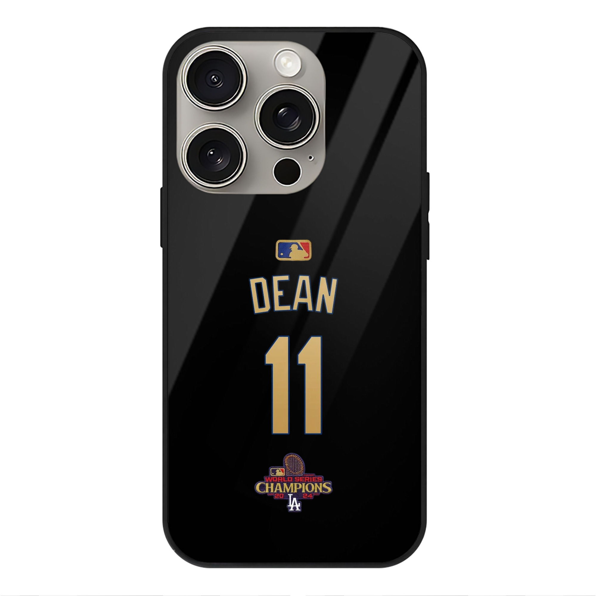  IPhone 15 Pro Mirror Phone Case – UV Printed Glass + TPU – Scratch-Resistant, Wireless Charging Compatible, Precise Fit & Stylish Design