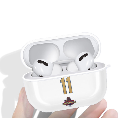  AirPods Pro Hard Case White With Keychain, Durable Flexible PC, Precise Cutouts, Anti-Fingerprint, Yellowing & Scratch Resistant, Full Protection, Washable
