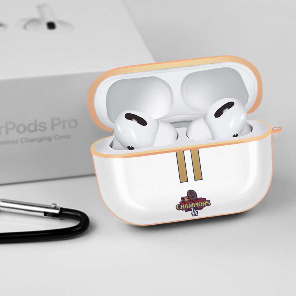  AirPods Pro Protective Case Rose Gold, Flexible PC Material, Precise Fit, Anti-Slip Cover, Full Protection, Fingerprint Resistant, Washable With Keychain