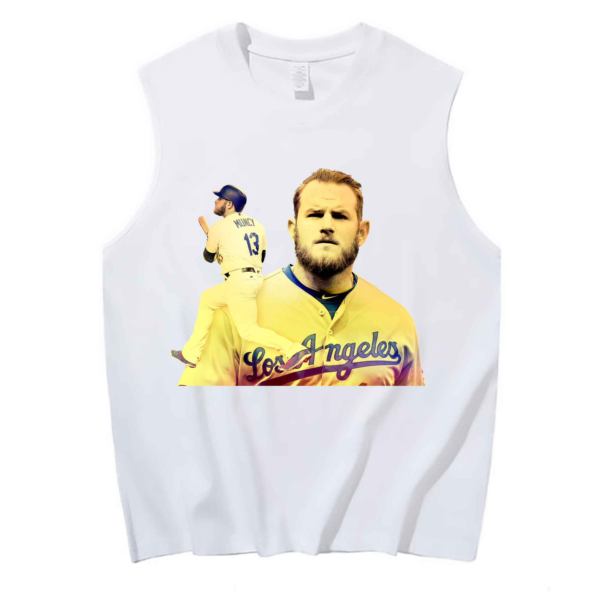  210g Combed Cotton Tank Top With Front Heat Transfer Print – Soft, Lightweight, Fitted Design – Stylish & Comfortable Casual Wear For Sports & Everyday Use