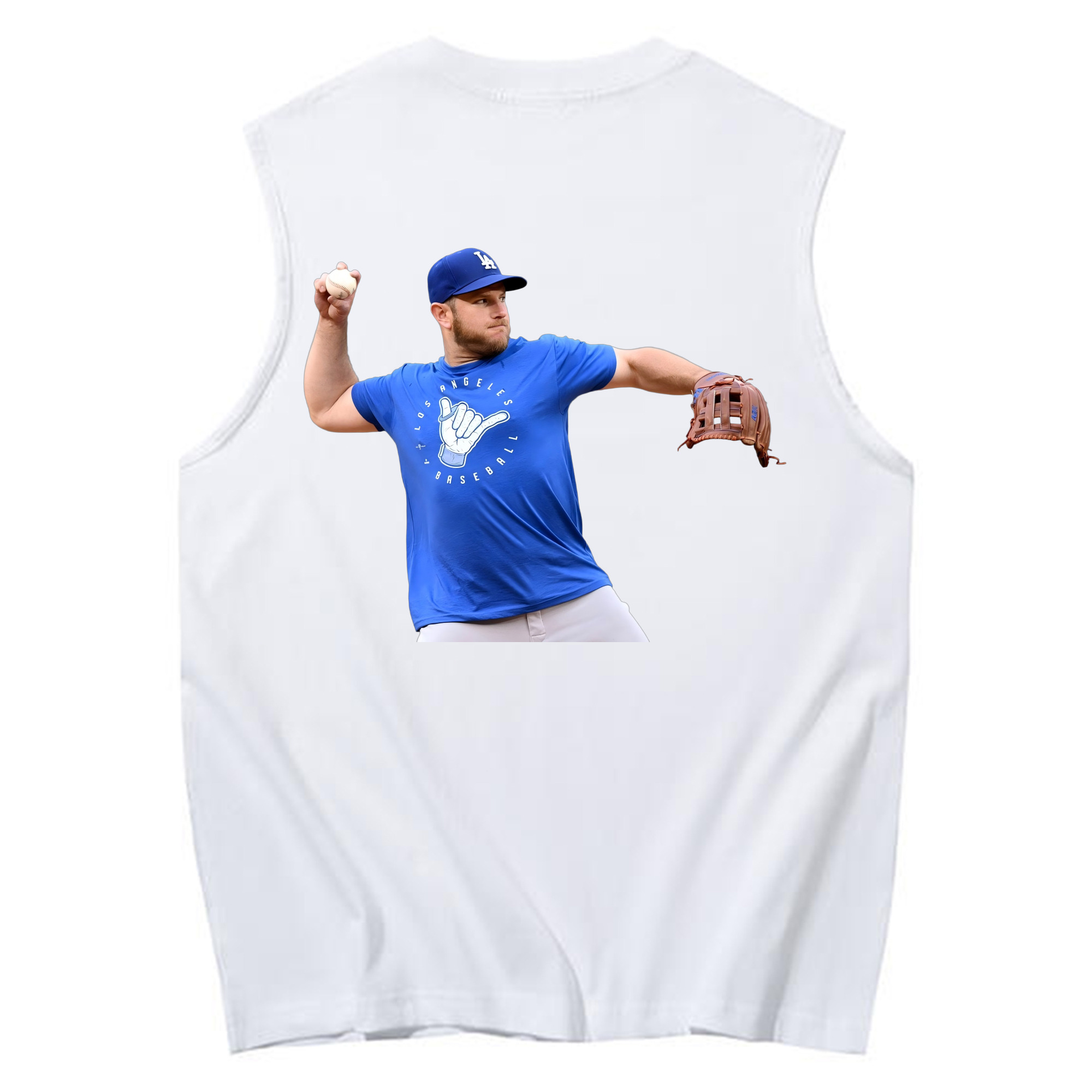  230g Pure Cotton Tank Top With Back Heat Transfer Print – Soft, Lightweight, Fitted Design – Stylish & Comfortable Casual Wear For Sports & Everyday Use