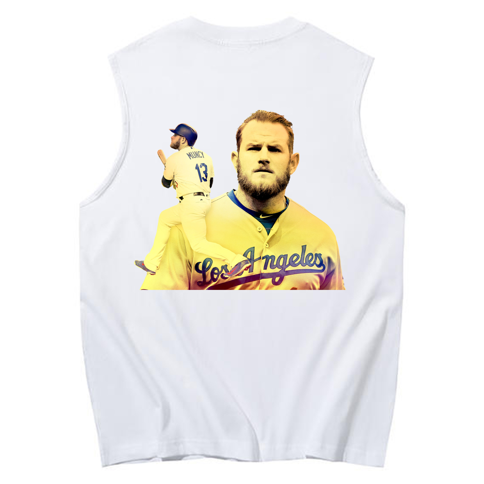  230g Pure Cotton Tank Top With Back Heat Transfer Print – Soft, Lightweight, Fitted Design – Stylish & Comfortable Casual Wear For Sports & Everyday Use