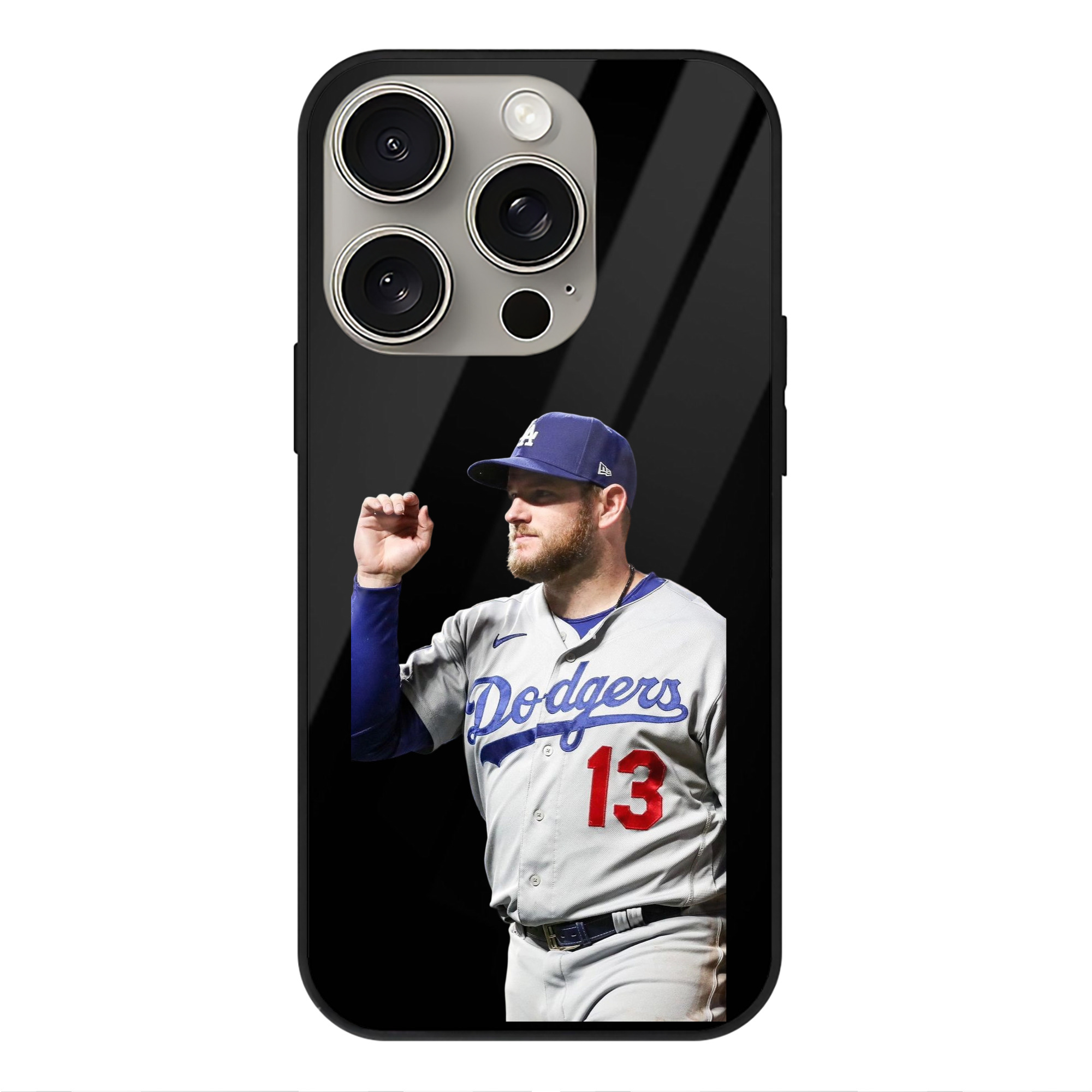  IPhone 15 Pro Mirror Phone Case – UV Printed Glass + TPU – Scratch-Resistant, Wireless Charging Compatible, Precise Fit & Stylish Design