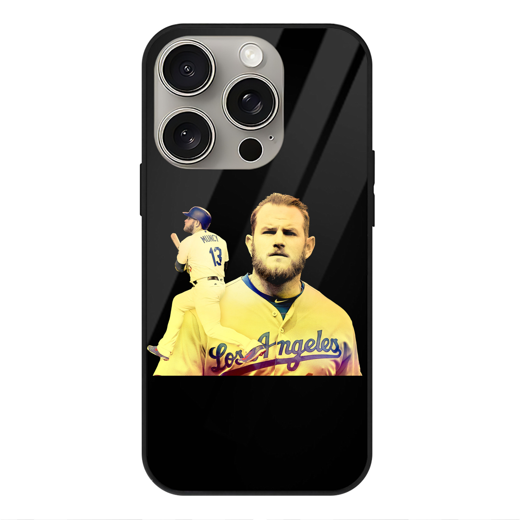  IPhone 15 Pro Mirror Phone Case – UV Printed Glass + TPU – Scratch-Resistant, Wireless Charging Compatible, Precise Fit & Stylish Design