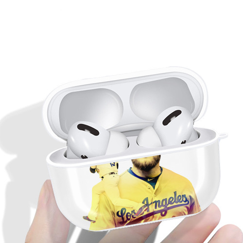  AirPods Pro Hard Case White With Keychain, Durable Flexible PC, Precise Cutouts, Anti-Fingerprint, Yellowing & Scratch Resistant, Full Protection, Washable