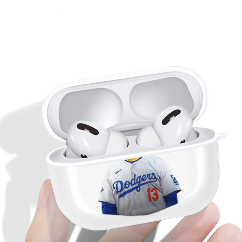  AirPods Pro Hard Case White With Keychain, Durable Flexible PC, Precise Cutouts, Anti-Fingerprint, Yellowing & Scratch Resistant, Full Protection, Washable