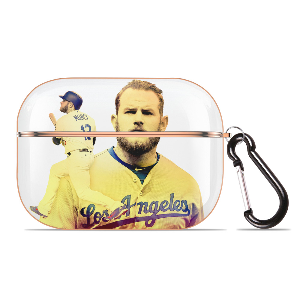  AirPods Pro Protective Case Rose Gold, Flexible PC Material, Precise Fit, Anti-Slip Cover, Full Protection, Fingerprint Resistant, Washable With Keychain