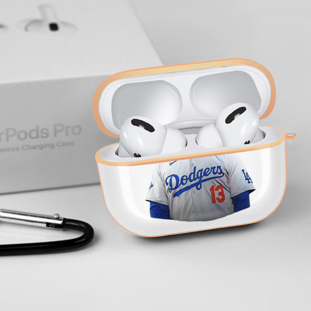  AirPods Pro Protective Case Rose Gold, Flexible PC Material, Precise Fit, Anti-Slip Cover, Full Protection, Fingerprint Resistant, Washable With Keychain