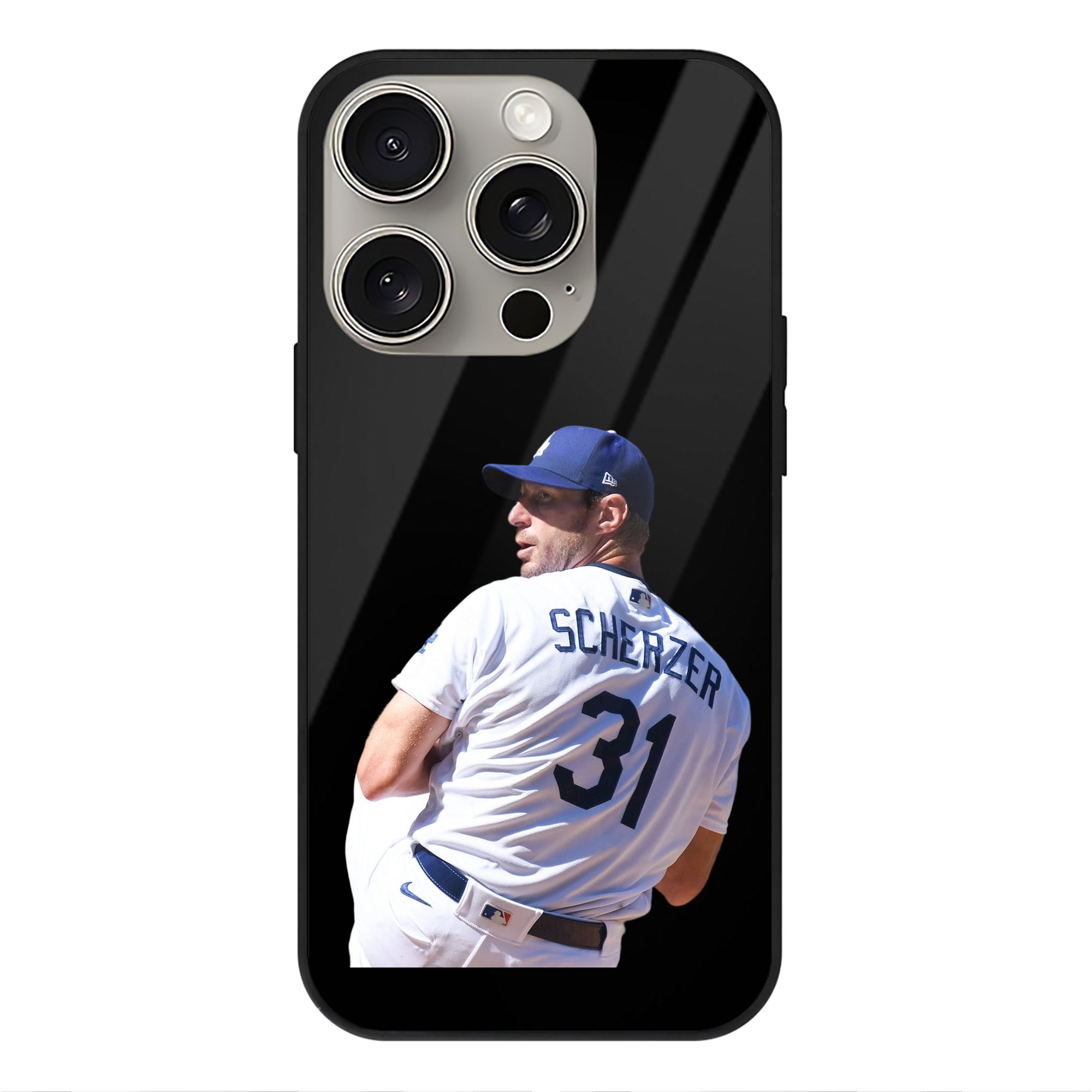  IPhone 15 Pro Mirror Phone Case – UV Printed Glass + TPU – Scratch-Resistant, Wireless Charging Compatible, Precise Fit & Stylish Design