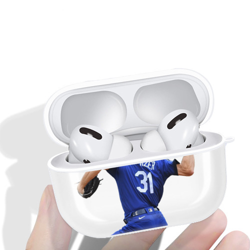  AirPods Pro Hard Case White With Keychain, Durable Flexible PC, Precise Cutouts, Anti-Fingerprint, Yellowing & Scratch Resistant, Full Protection, Washable