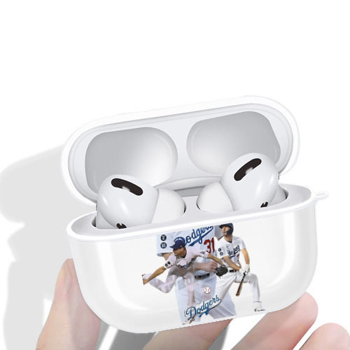  AirPods Pro Hard Case White With Keychain, Durable Flexible PC, Precise Cutouts, Anti-Fingerprint, Yellowing & Scratch Resistant, Full Protection, Washable