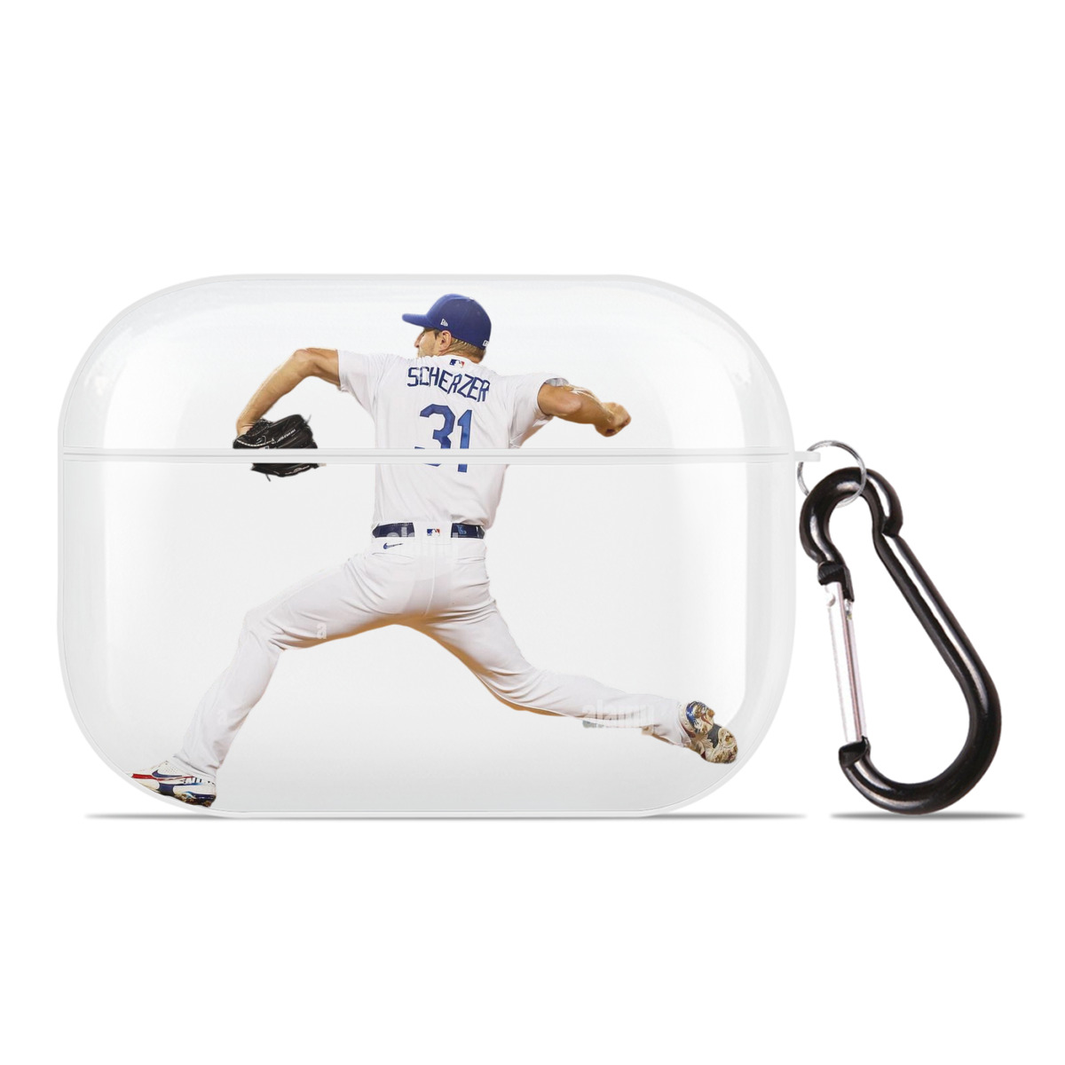  AirPods Pro Hard Case White With Keychain, Durable Flexible PC, Precise Cutouts, Anti-Fingerprint, Yellowing & Scratch Resistant, Full Protection, Washable