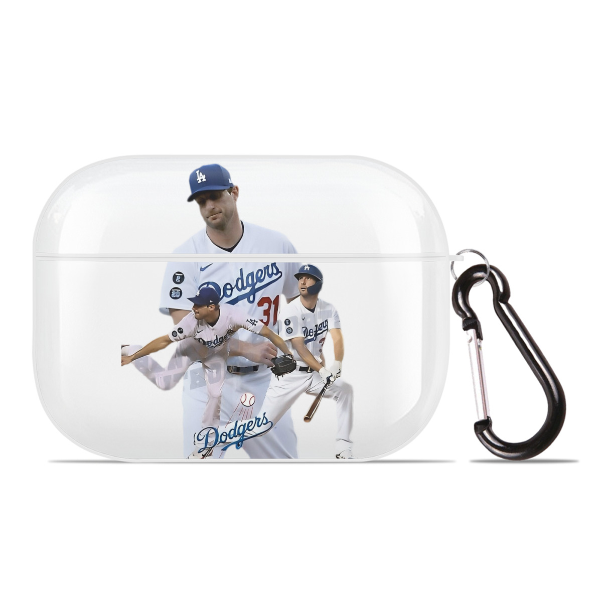  AirPods Pro Hard Case White With Keychain, Durable Flexible PC, Precise Cutouts, Anti-Fingerprint, Yellowing & Scratch Resistant, Full Protection, Washable