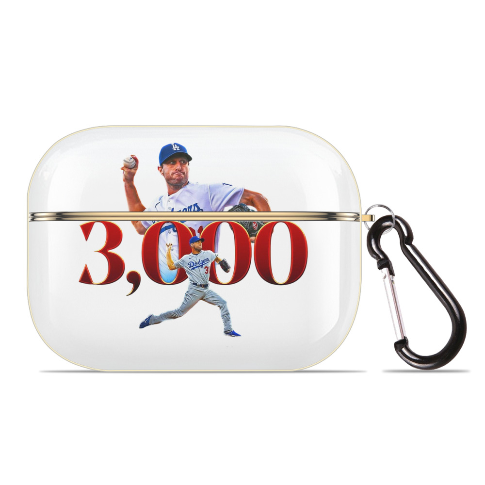  Luxury Gold AirPods Pro Case With Keychain, Flexible PC Material, Full Protection, Precise Cutouts, Anti-Fingerprint, Washable, Durable Design