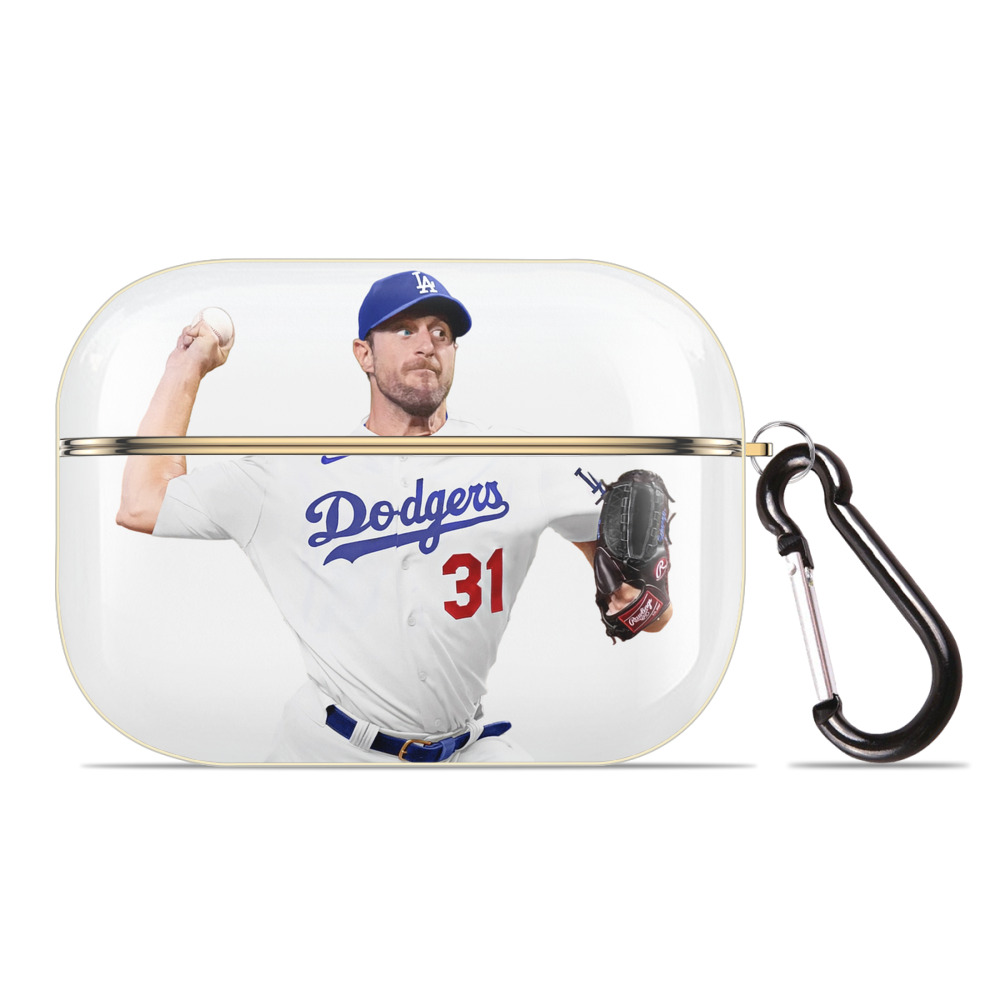  Luxury Gold AirPods Pro Case With Keychain, Flexible PC Material, Full Protection, Precise Cutouts, Anti-Fingerprint, Washable, Durable Design