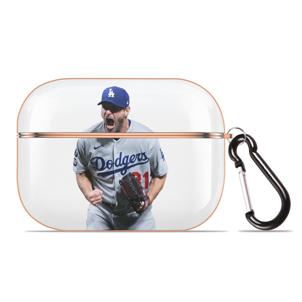  AirPods Pro Protective Case Rose Gold, Flexible PC Material, Precise Fit, Anti-Slip Cover, Full Protection, Fingerprint Resistant, Washable With Keychain