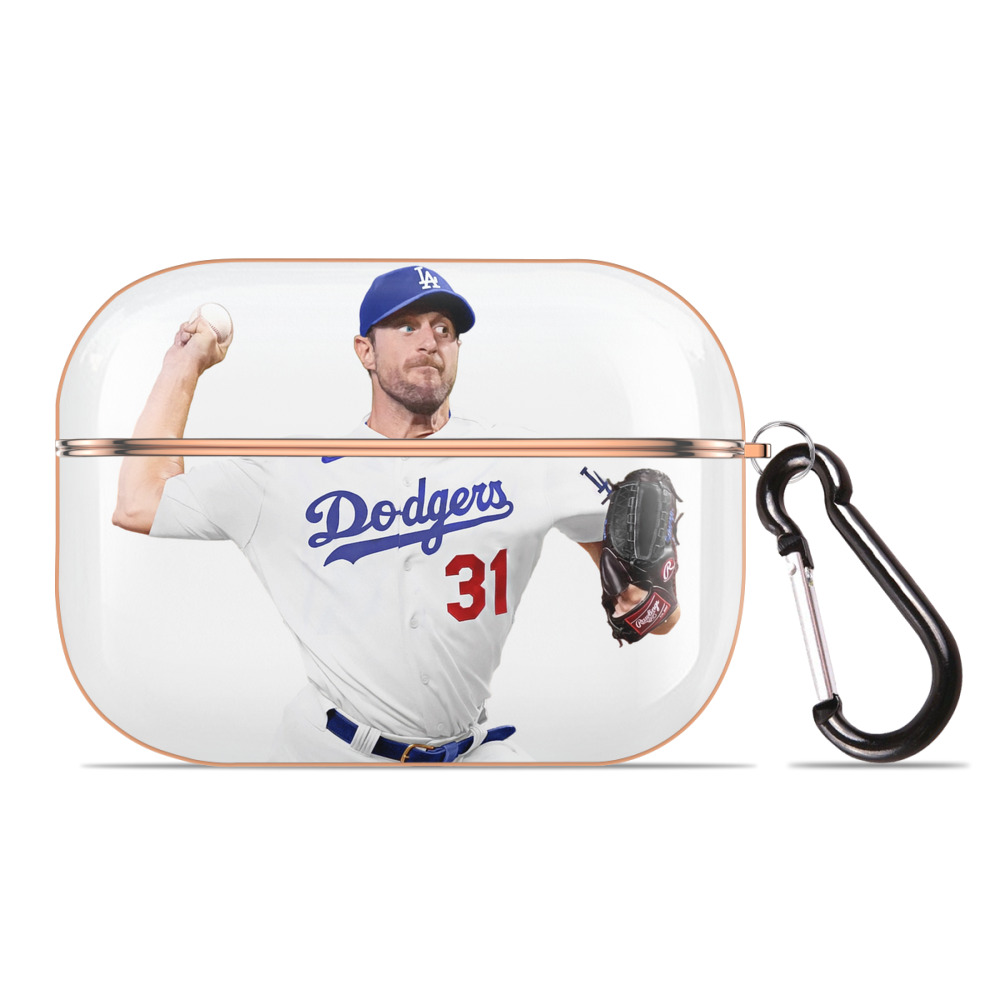  AirPods Pro Protective Case Rose Gold, Flexible PC Material, Precise Fit, Anti-Slip Cover, Full Protection, Fingerprint Resistant, Washable With Keychain