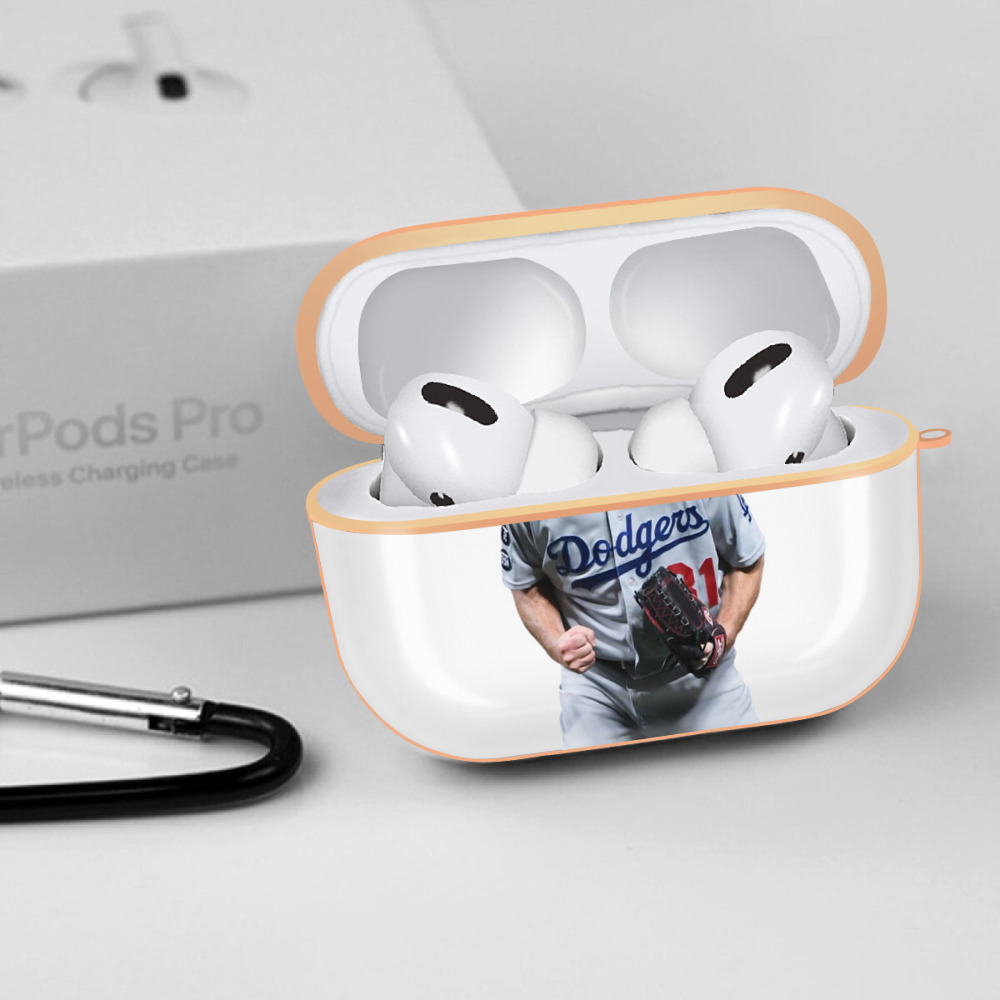  AirPods Pro Protective Case Rose Gold, Flexible PC Material, Precise Fit, Anti-Slip Cover, Full Protection, Fingerprint Resistant, Washable With Keychain