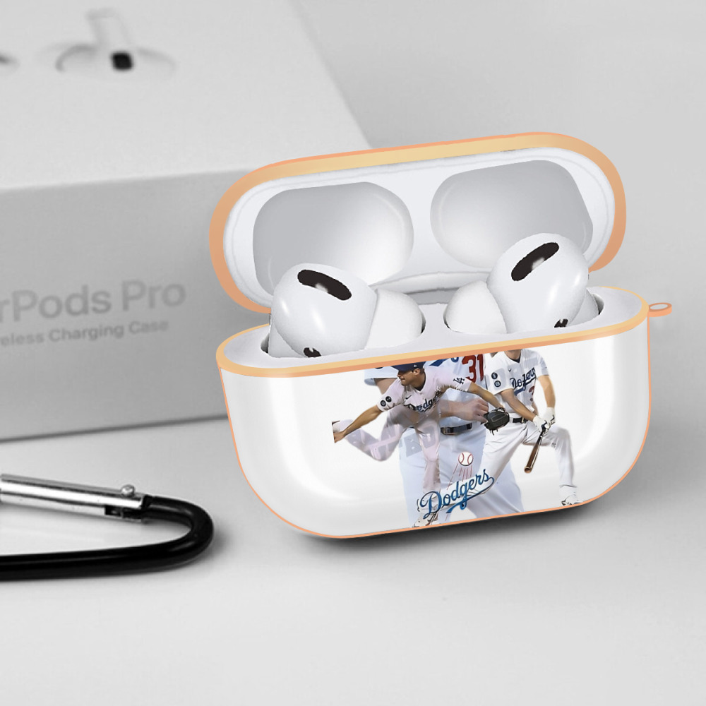  AirPods Pro Protective Case Rose Gold, Flexible PC Material, Precise Fit, Anti-Slip Cover, Full Protection, Fingerprint Resistant, Washable With Keychain