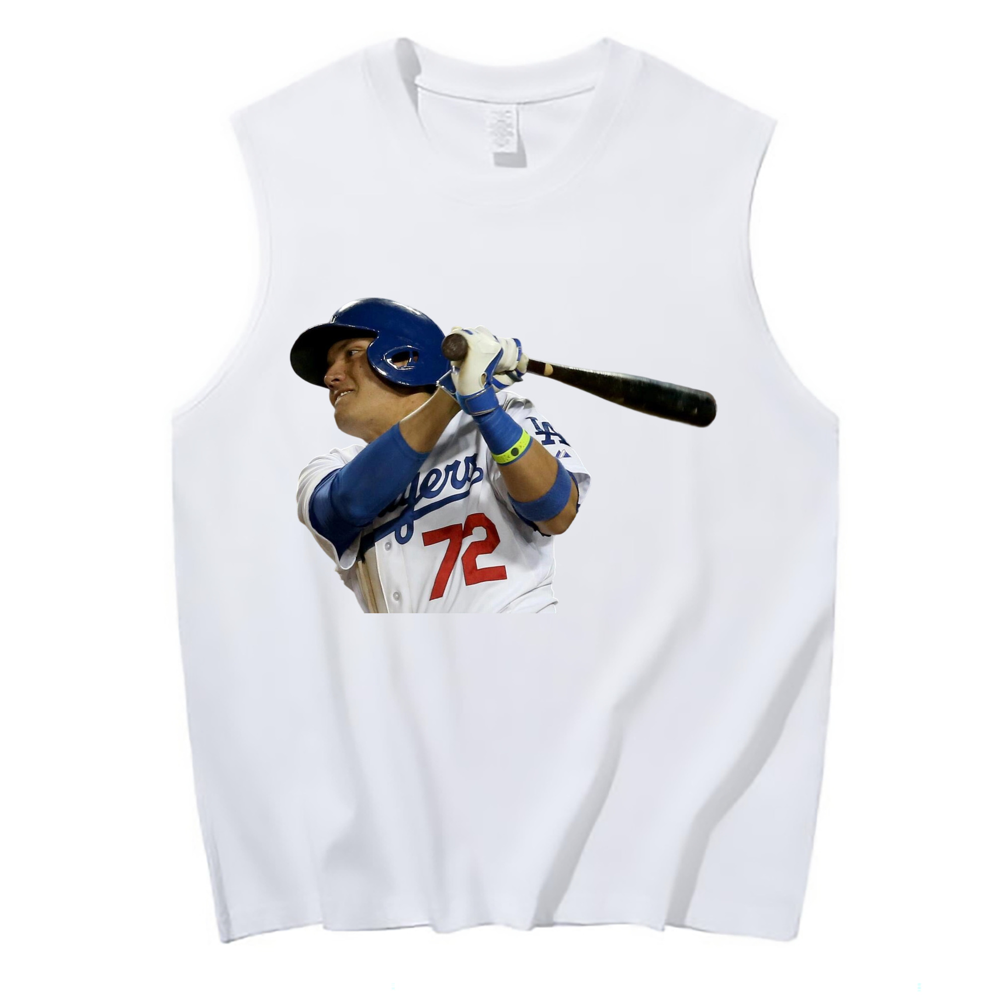  210g Combed Cotton Tank Top With Front Heat Transfer Print – Soft, Lightweight, Fitted Design – Stylish & Comfortable Casual Wear For Sports & Everyday Use