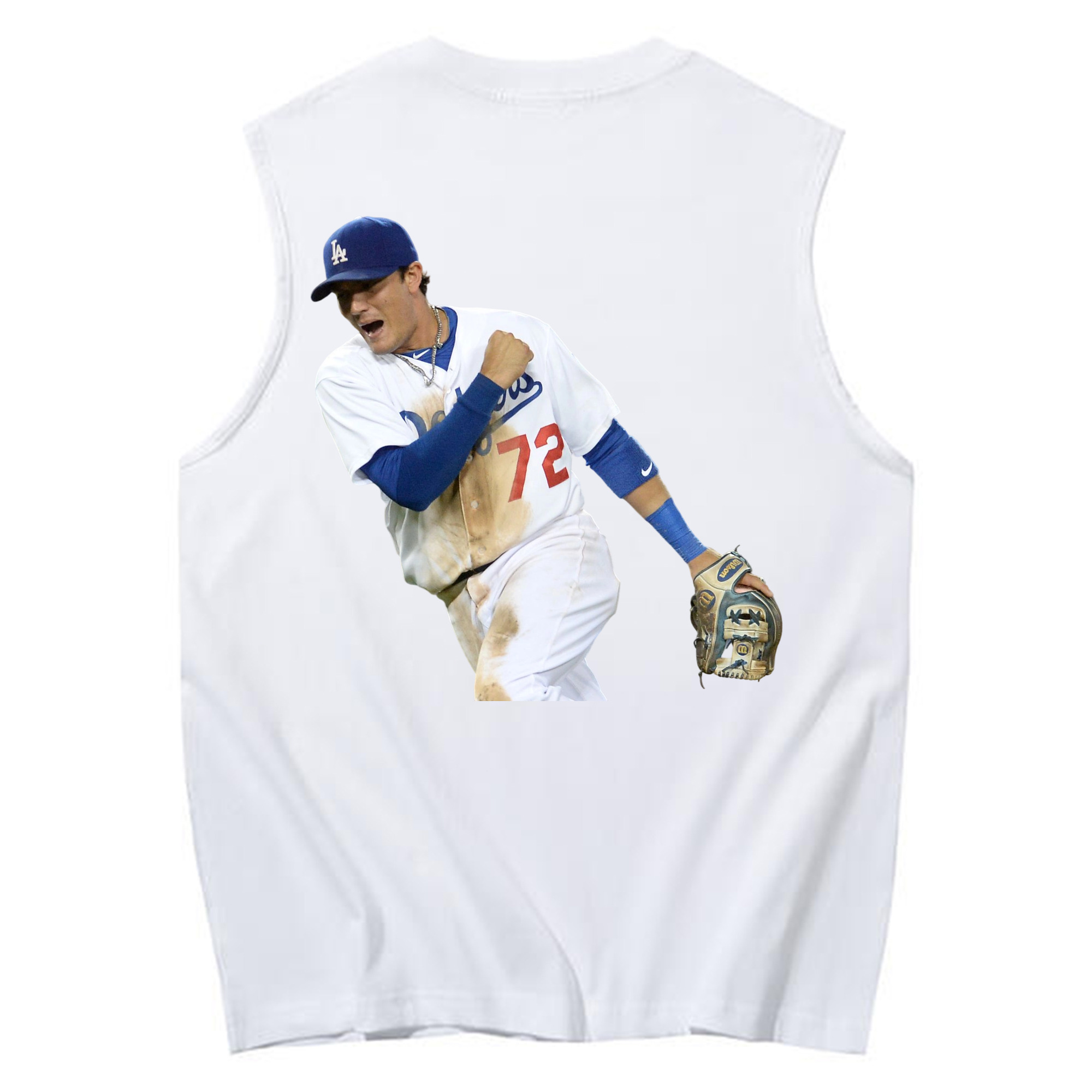  230g Pure Cotton Tank Top With Back Heat Transfer Print – Soft, Lightweight, Fitted Design – Stylish & Comfortable Casual Wear For Sports & Everyday Use