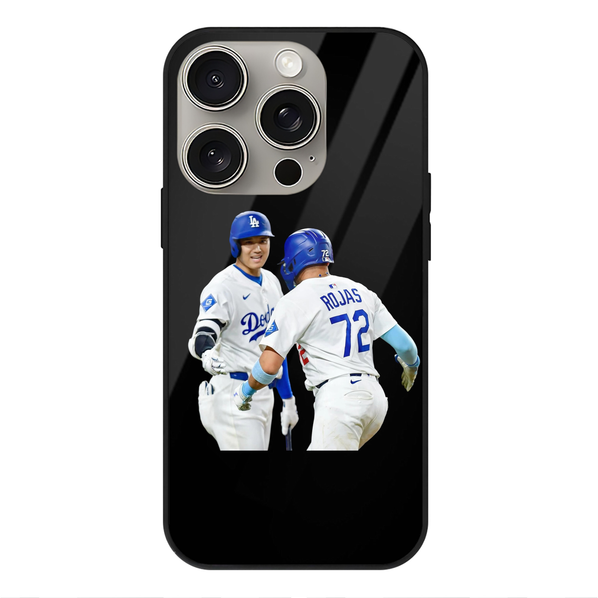  IPhone 15 Pro Mirror Phone Case – UV Printed Glass + TPU – Scratch-Resistant, Wireless Charging Compatible, Precise Fit & Stylish Design