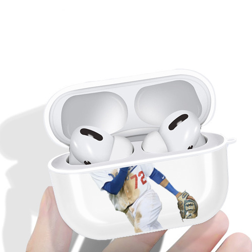  AirPods Pro Hard Case White With Keychain, Durable Flexible PC, Precise Cutouts, Anti-Fingerprint, Yellowing & Scratch Resistant, Full Protection, Washable