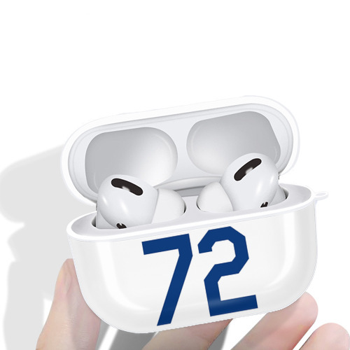  AirPods Pro Hard Case White With Keychain, Durable Flexible PC, Precise Cutouts, Anti-Fingerprint, Yellowing & Scratch Resistant, Full Protection, Washable