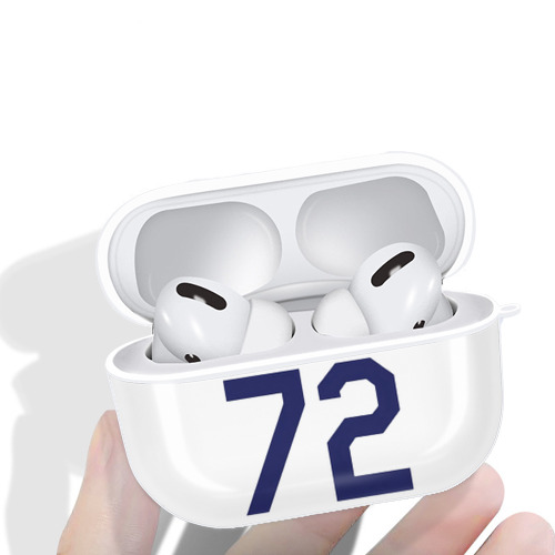  AirPods Pro Hard Case White With Keychain, Durable Flexible PC, Precise Cutouts, Anti-Fingerprint, Yellowing & Scratch Resistant, Full Protection, Washable