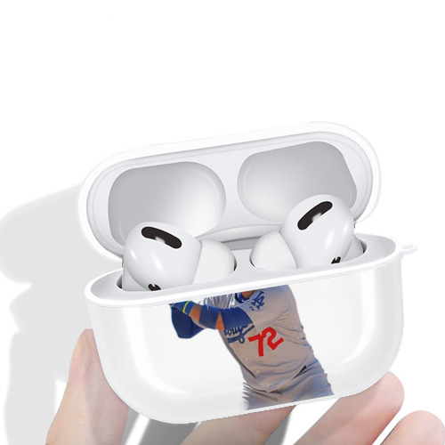  AirPods Pro Hard Case White With Keychain, Durable Flexible PC, Precise Cutouts, Anti-Fingerprint, Yellowing & Scratch Resistant, Full Protection, Washable