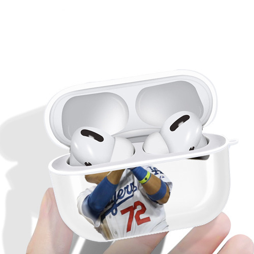  AirPods Pro Hard Case White With Keychain, Durable Flexible PC, Precise Cutouts, Anti-Fingerprint, Yellowing & Scratch Resistant, Full Protection, Washable