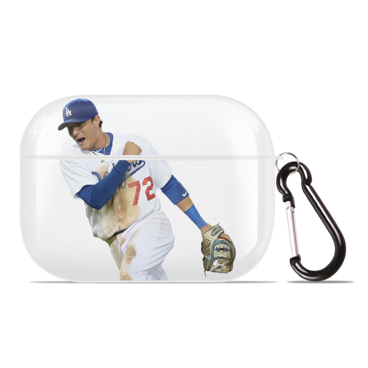  AirPods Pro Hard Case White With Keychain, Durable Flexible PC, Precise Cutouts, Anti-Fingerprint, Yellowing & Scratch Resistant, Full Protection, Washable