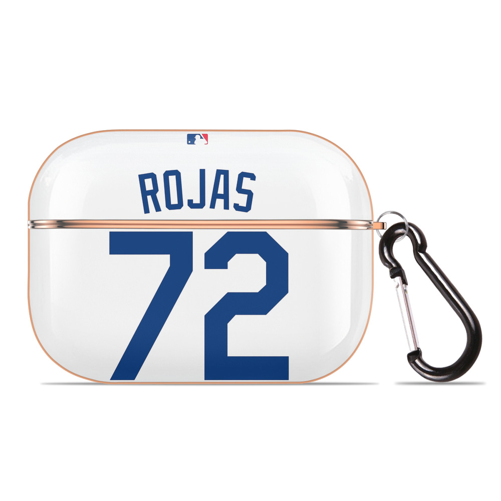  AirPods Pro Protective Case Rose Gold, Flexible PC Material, Precise Fit, Anti-Slip Cover, Full Protection, Fingerprint Resistant, Washable With Keychain