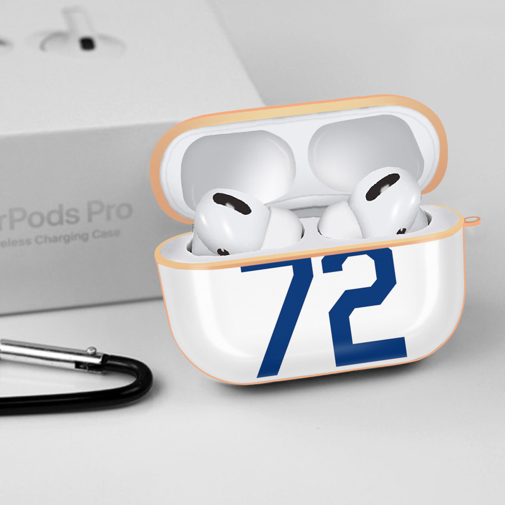  AirPods Pro Protective Case Rose Gold, Flexible PC Material, Precise Fit, Anti-Slip Cover, Full Protection, Fingerprint Resistant, Washable With Keychain