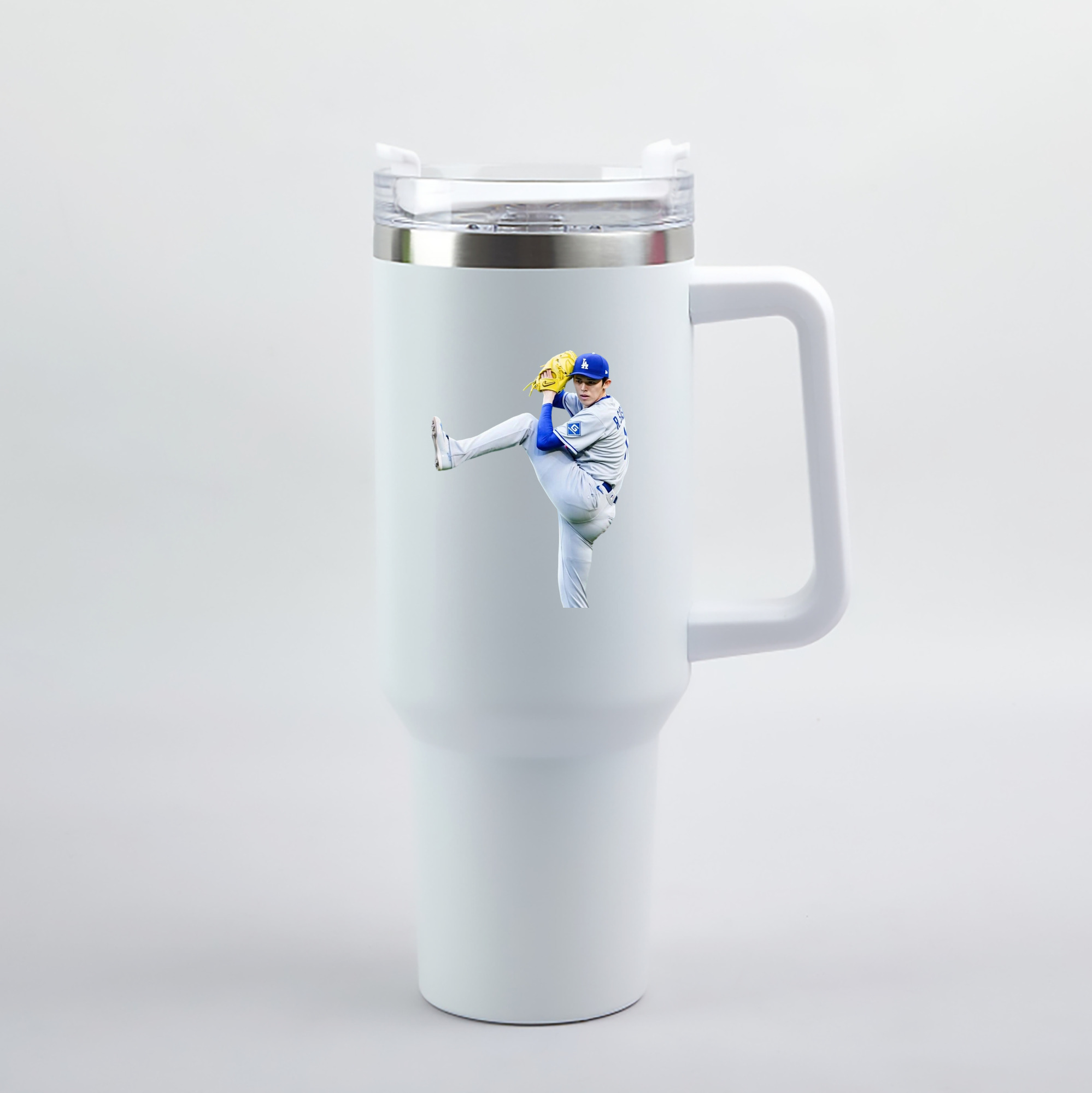  40oz Handle Car Tumbler – Durable Stainless Steel Travel Mug With UV Print – Double Wall Insulated, Fits Most Car Cup Holders