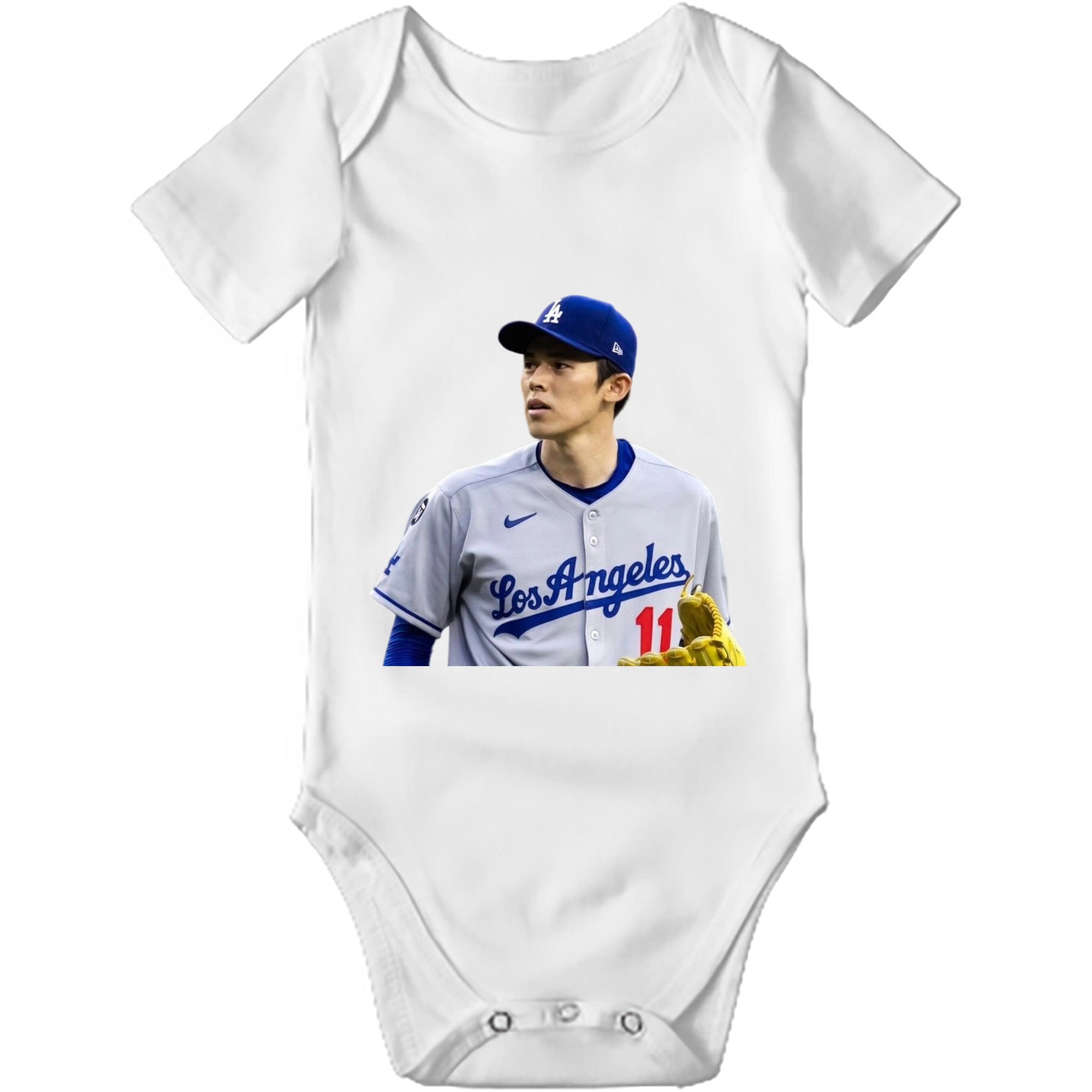  Baby Short Sleeve Romper – 100% Cotton Soft & Breathable Digital Print Onesie With Easy Snap Closure And Envelope Shoulder – Comfortable For Daily Wear & Travel