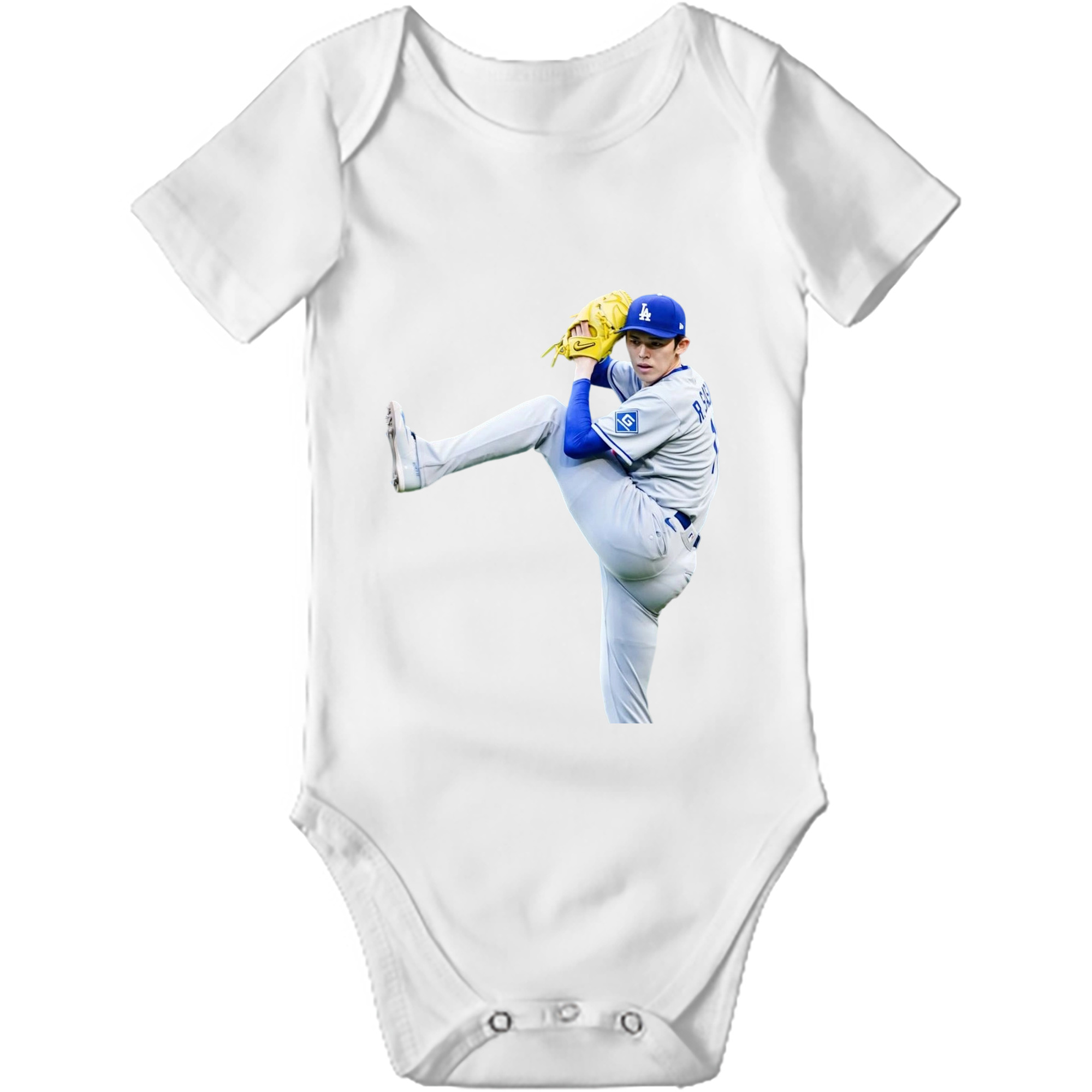  Baby Short Sleeve Romper – 100% Cotton Soft & Breathable Digital Print Onesie With Easy Snap Closure And Envelope Shoulder – Comfortable For Daily Wear & Travel