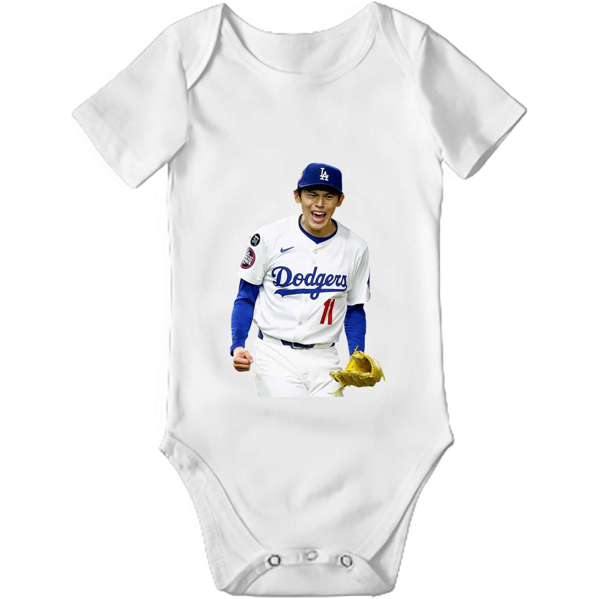  Baby Short Sleeve Romper – 100% Cotton Soft & Breathable Digital Print Onesie With Easy Snap Closure And Envelope Shoulder – Comfortable For Daily Wear & Travel