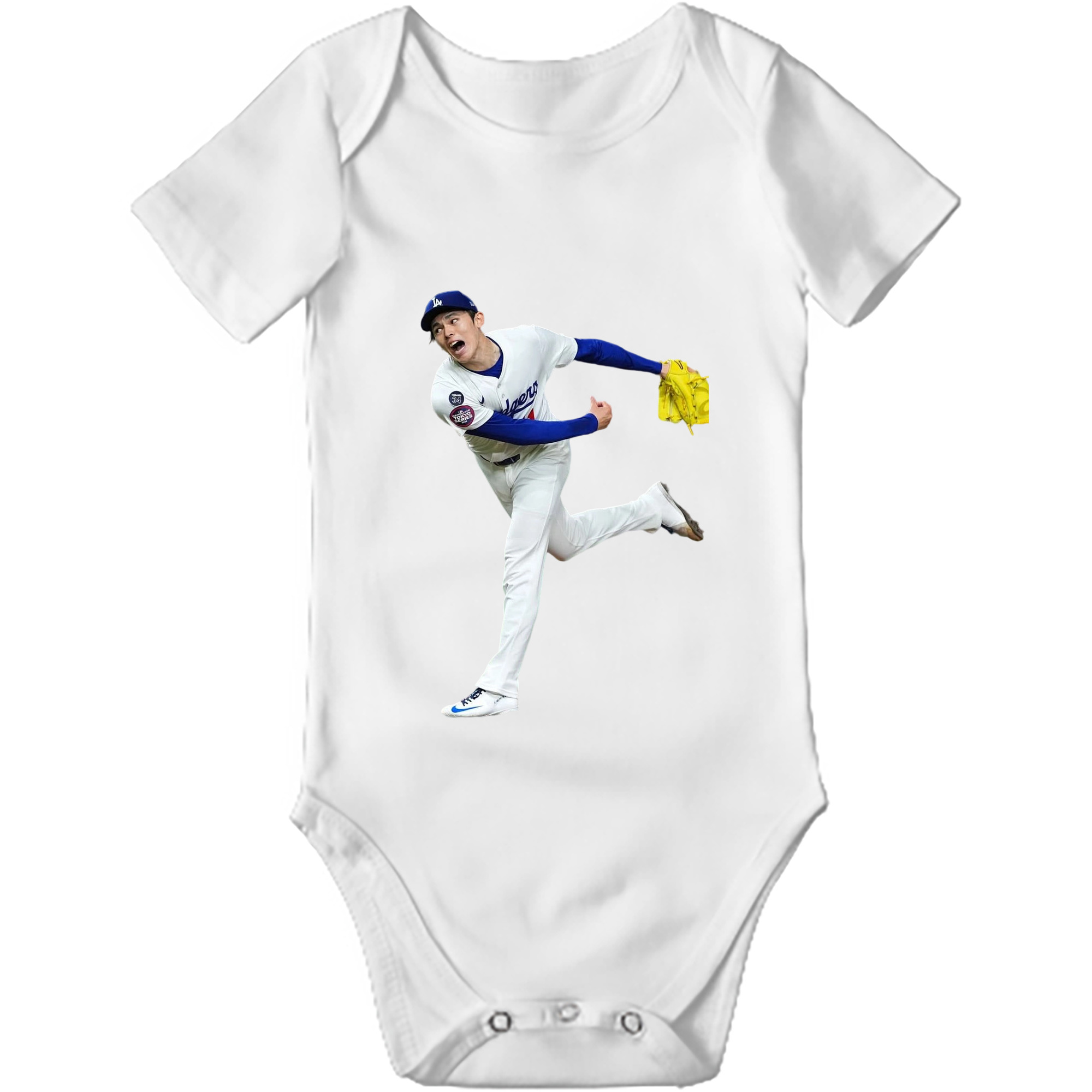  Baby Short Sleeve Romper – 100% Cotton Soft & Breathable Digital Print Onesie With Easy Snap Closure And Envelope Shoulder – Comfortable For Daily Wear & Travel