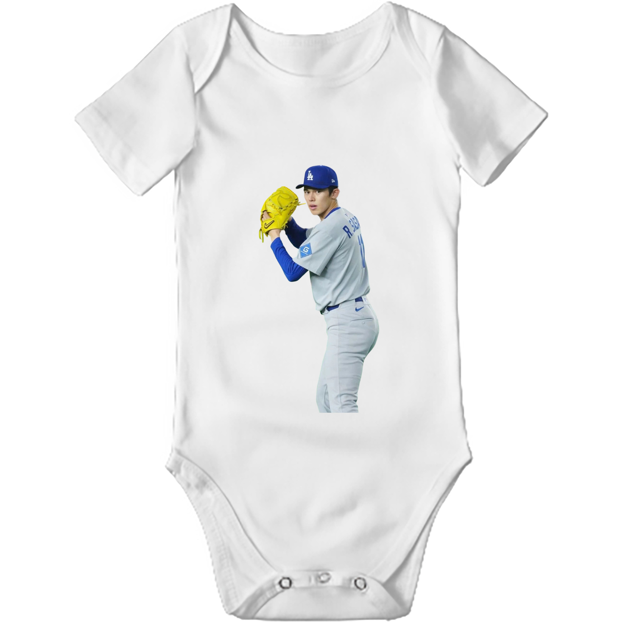  Baby Short Sleeve Romper – 100% Cotton Soft & Breathable Digital Print Onesie With Easy Snap Closure And Envelope Shoulder – Comfortable For Daily Wear & Travel