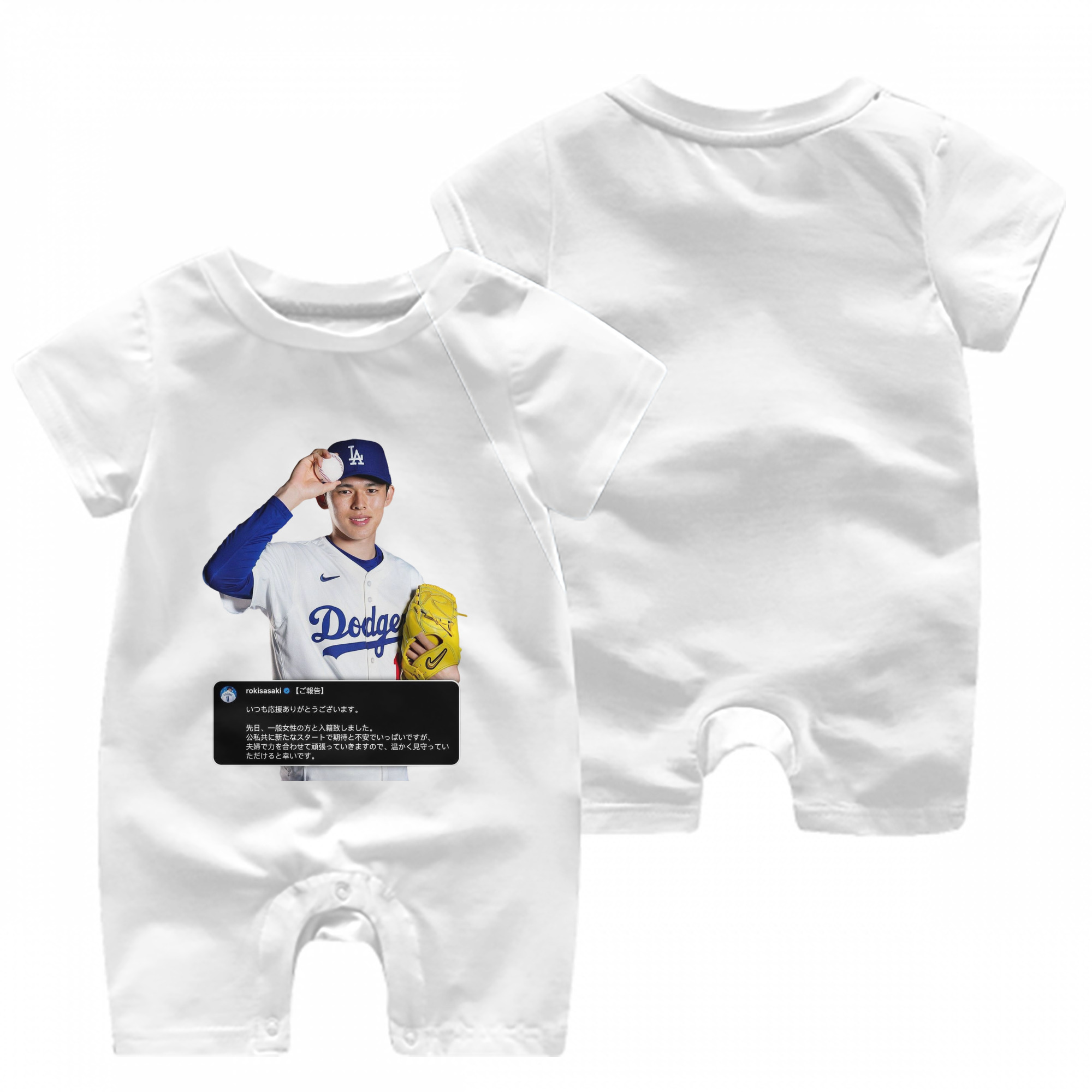  Baby Short Sleeve Onesie – 100% Cotton Soft & Breathable Digital Print Romper – Double-Sided Print, Snap Closure For Easy Diaper Changes – Comfortable For Boys & Girls