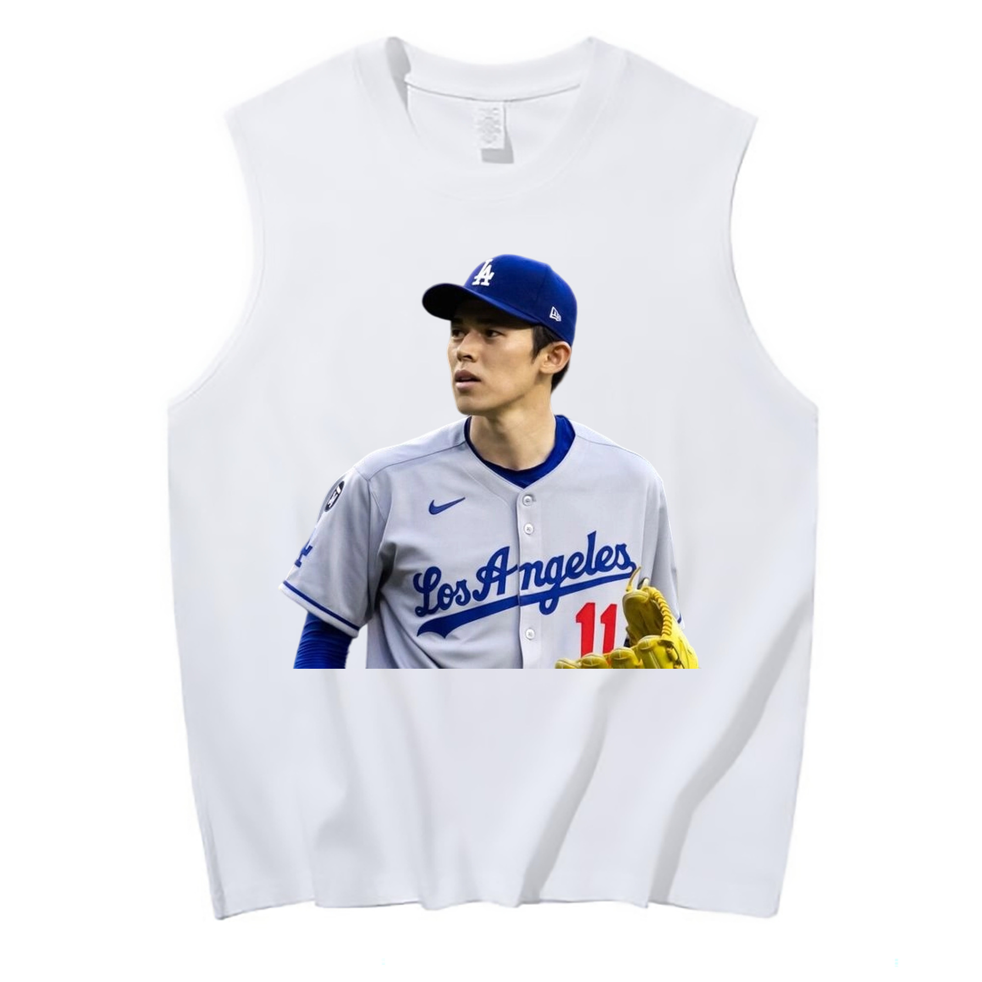  210g Combed Cotton Tank Top With Front Heat Transfer Print – Soft, Lightweight, Fitted Design – Stylish & Comfortable Casual Wear For Sports & Everyday Use