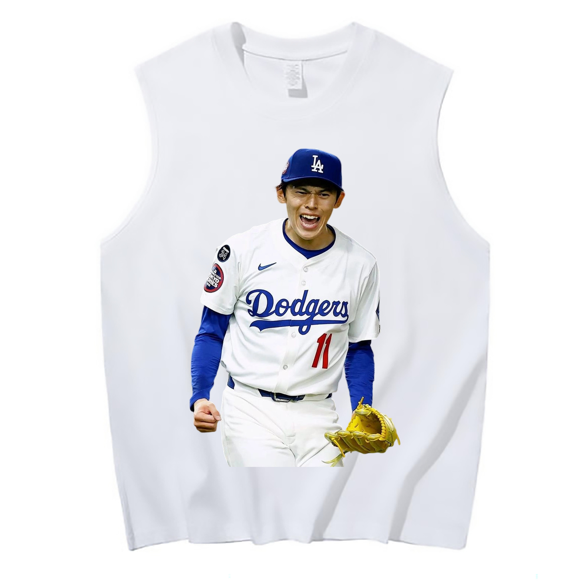  210g Combed Cotton Tank Top With Front Heat Transfer Print – Soft, Lightweight, Fitted Design – Stylish & Comfortable Casual Wear For Sports & Everyday Use