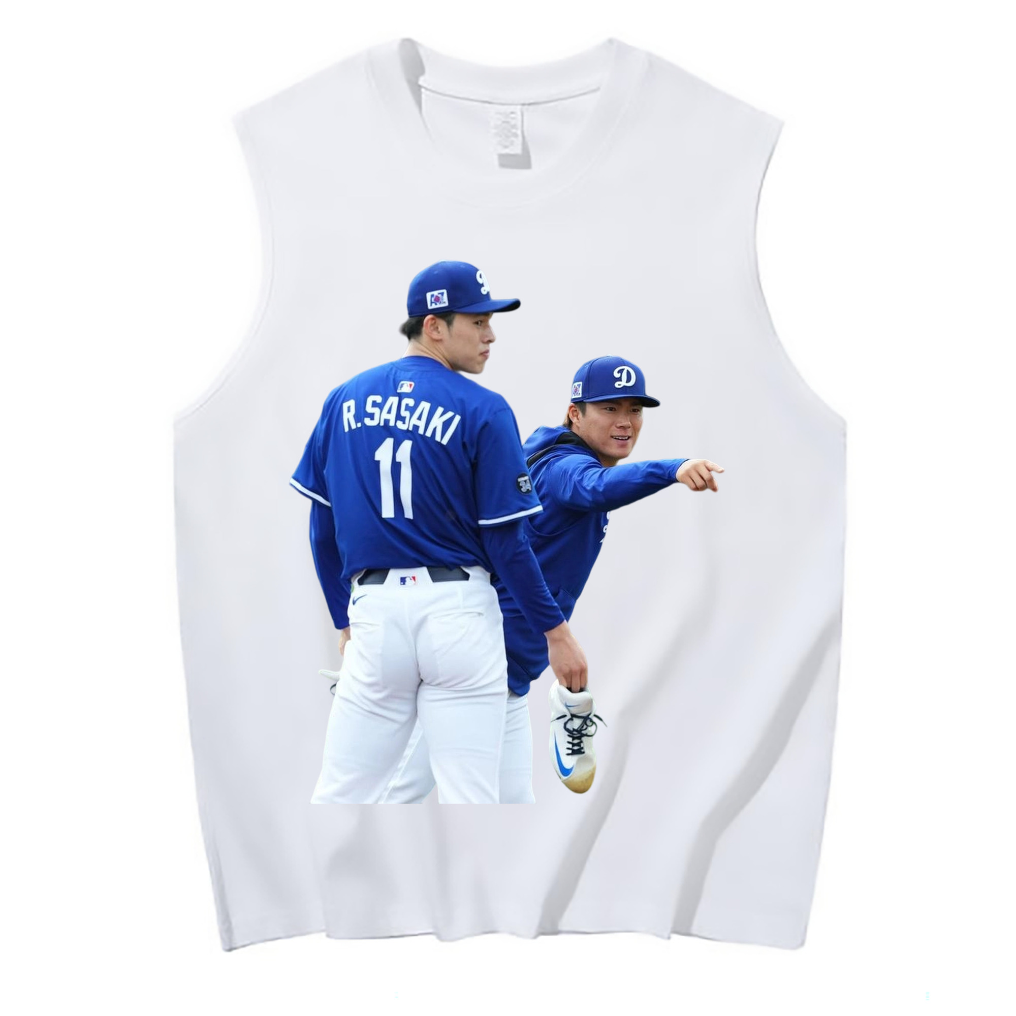  210g Combed Cotton Tank Top With Front Heat Transfer Print – Soft, Lightweight, Fitted Design – Stylish & Comfortable Casual Wear For Sports & Everyday Use