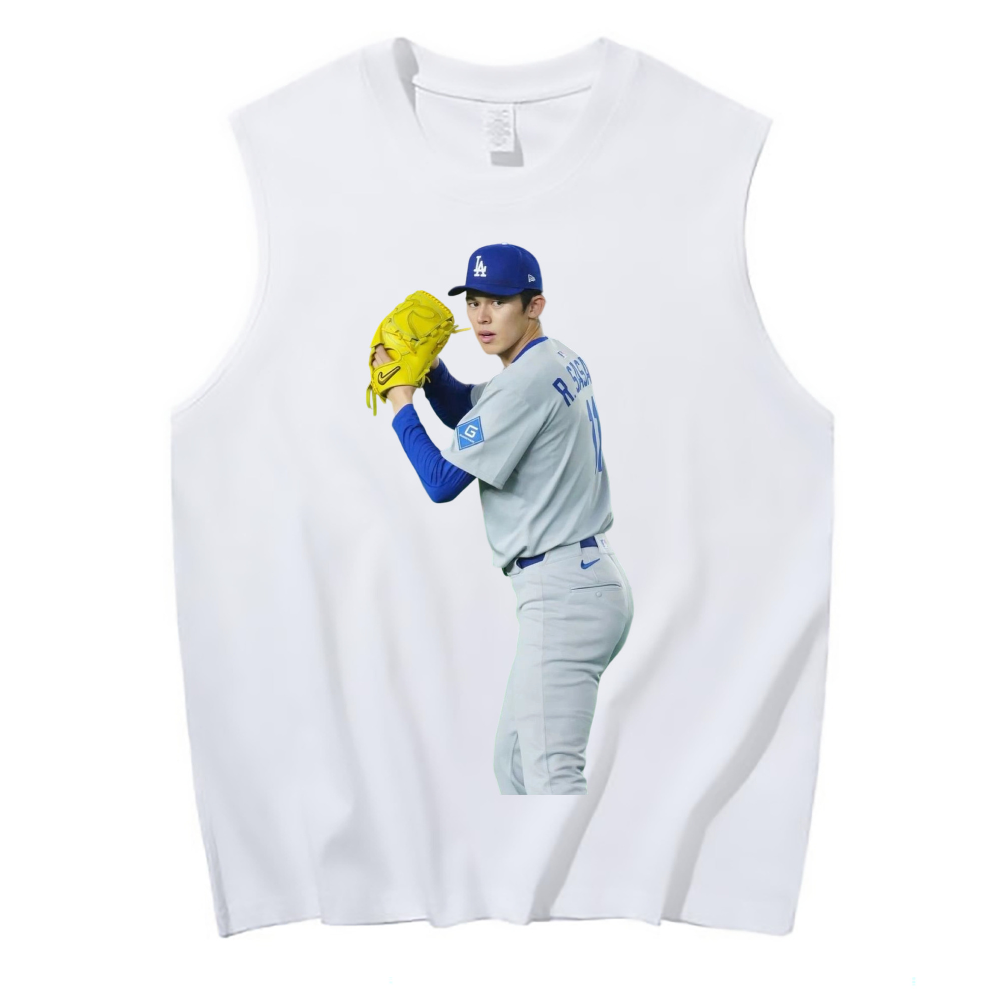  210g Combed Cotton Tank Top With Front Heat Transfer Print – Soft, Lightweight, Fitted Design – Stylish & Comfortable Casual Wear For Sports & Everyday Use