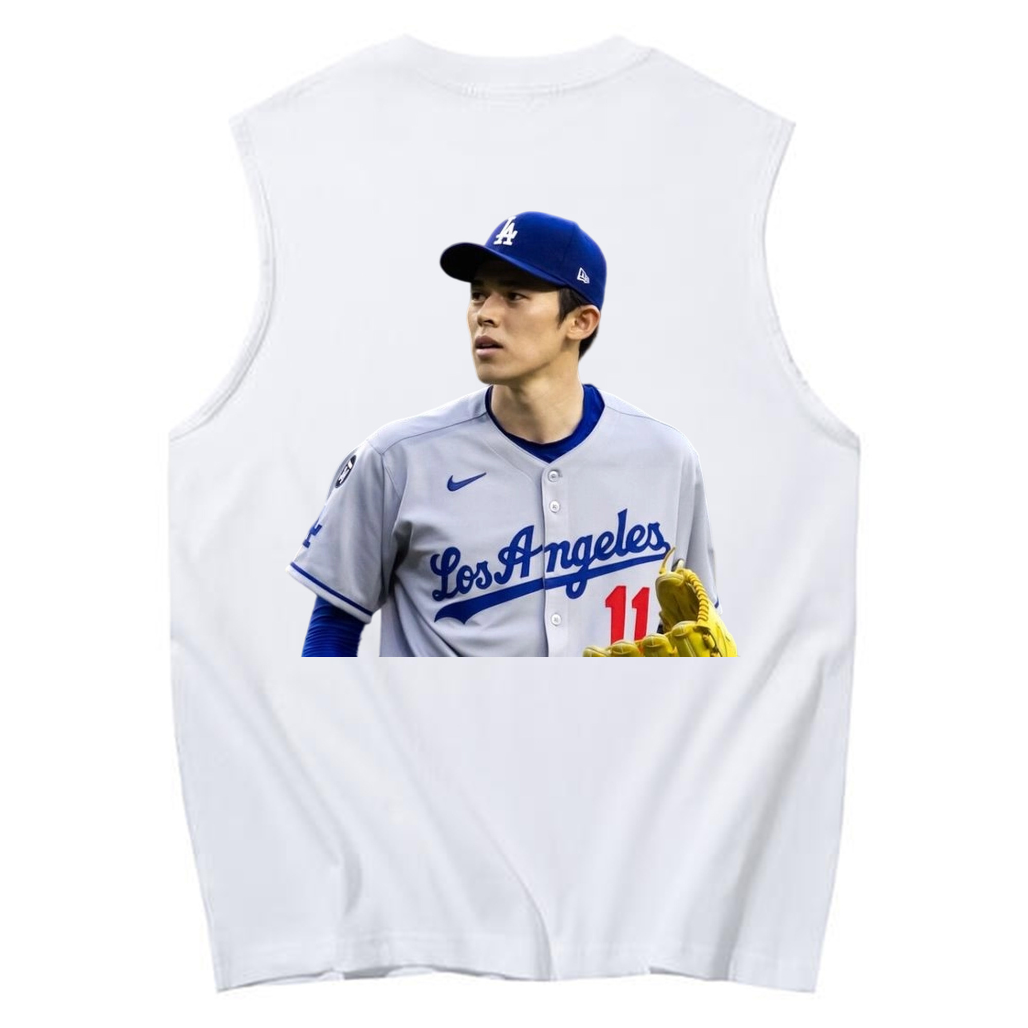  230g Pure Cotton Tank Top With Back Heat Transfer Print – Soft, Lightweight, Fitted Design – Stylish & Comfortable Casual Wear For Sports & Everyday Use