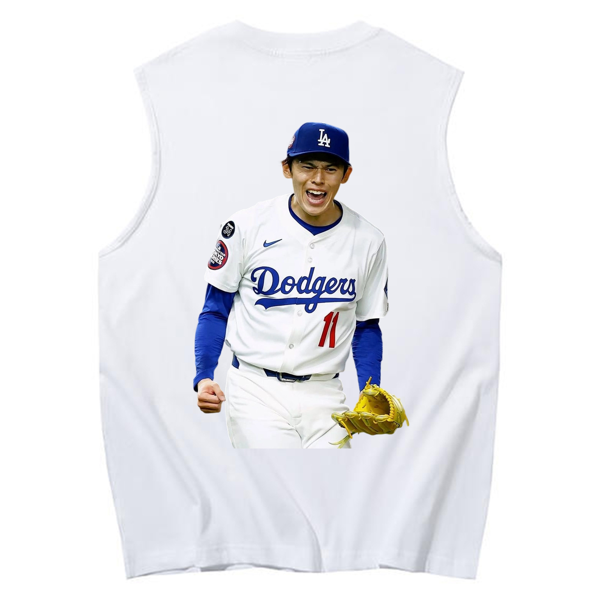  230g Pure Cotton Tank Top With Back Heat Transfer Print – Soft, Lightweight, Fitted Design – Stylish & Comfortable Casual Wear For Sports & Everyday Use